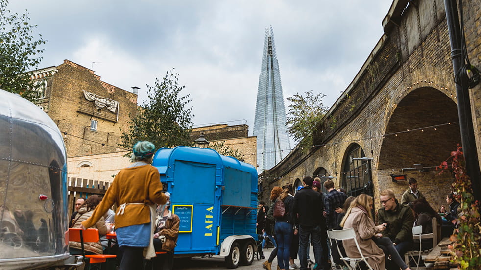 The best street food UK: Flat Iron Square, London